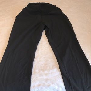Black dress maternity pants